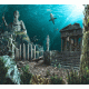 Atlantis 2 Cling-On Aquarium Background