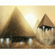 Alien Pyramids Background
