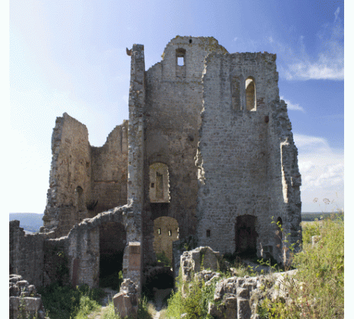 Castle Ruin Background