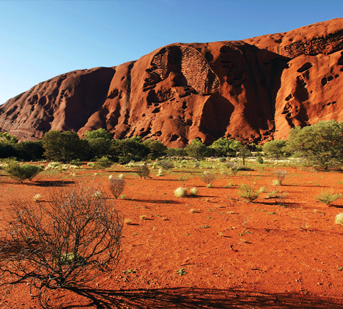 Pre-Sized Red Desert 4 Background