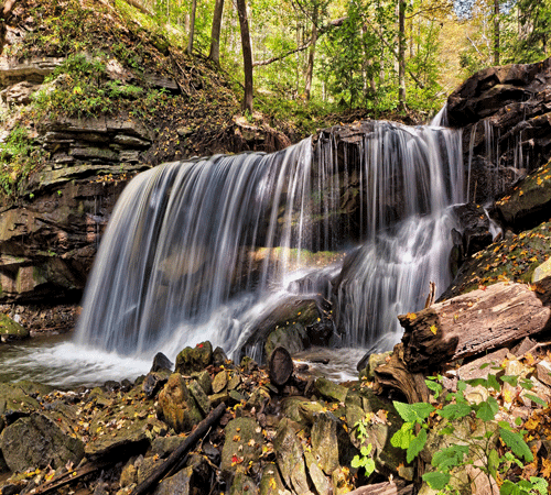 Waterfall 9 Background