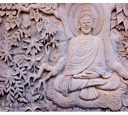 Buddha Wall Background Buddha Wall Background