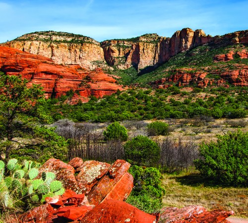 Red Rock Background 